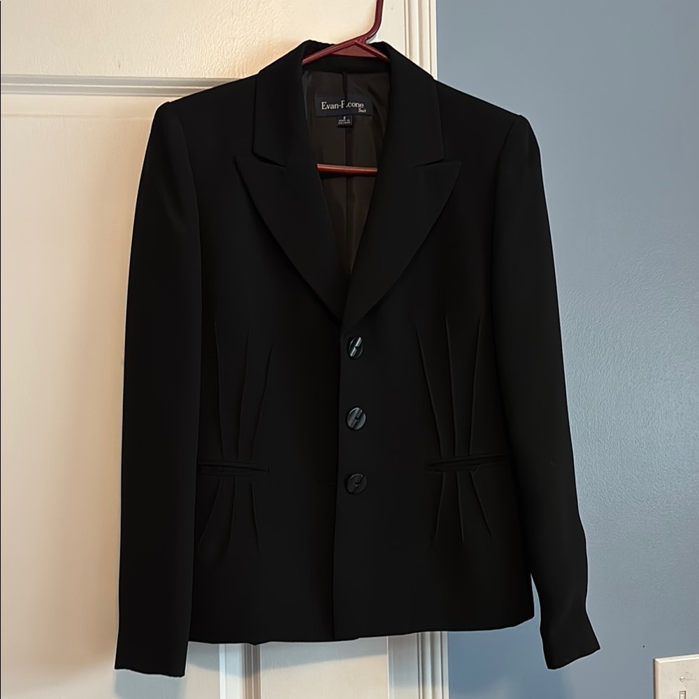 Evan Picone Women's Classic Black Suit Jacket
